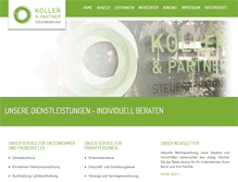 Tablet Screenshot of koller-partner.de
